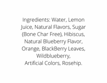 Load image into Gallery viewer, Wild Blueberry &amp; Hibiscus Tea Gem (Aquamarine Inspired)
